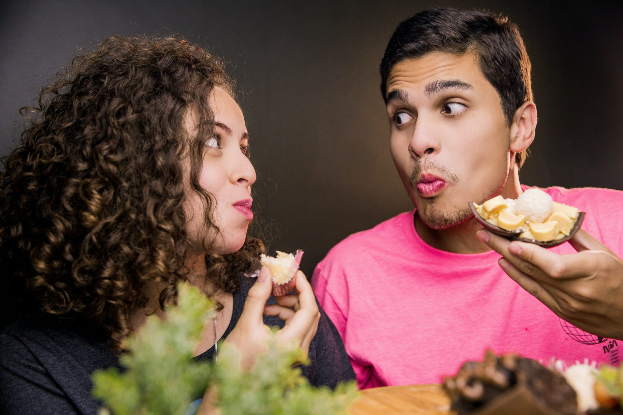 couple eating