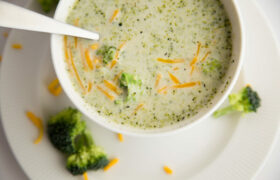 cheese broccoli soup