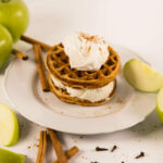 apple pie ice cream sandwich featuring apple pie keto chow
