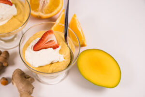 keto mango mousse