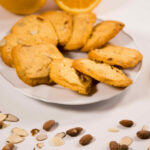 orange almond shortbread cookies