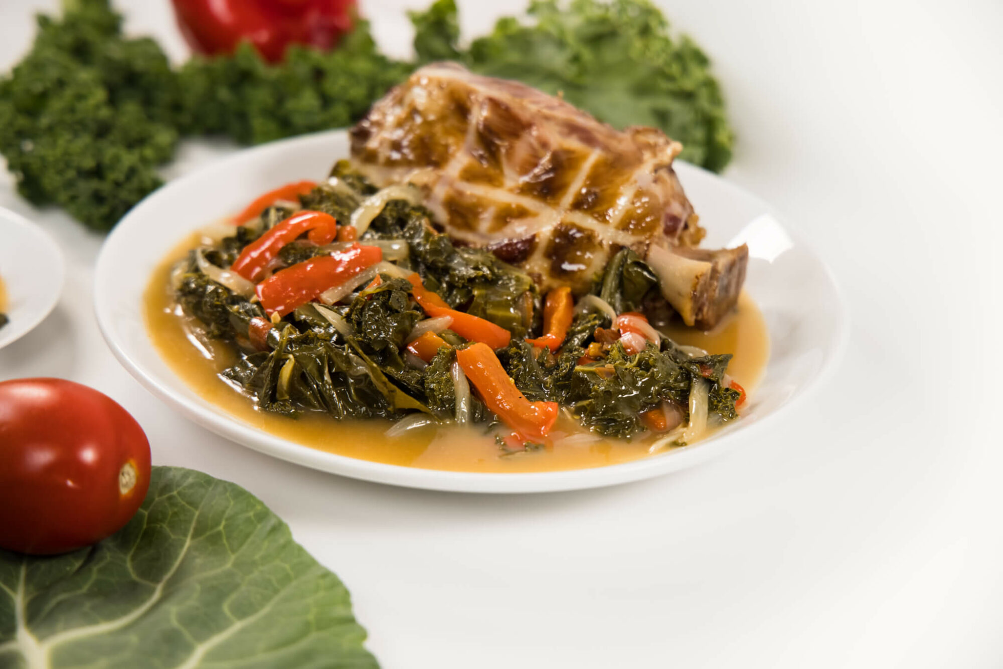 simmered greens