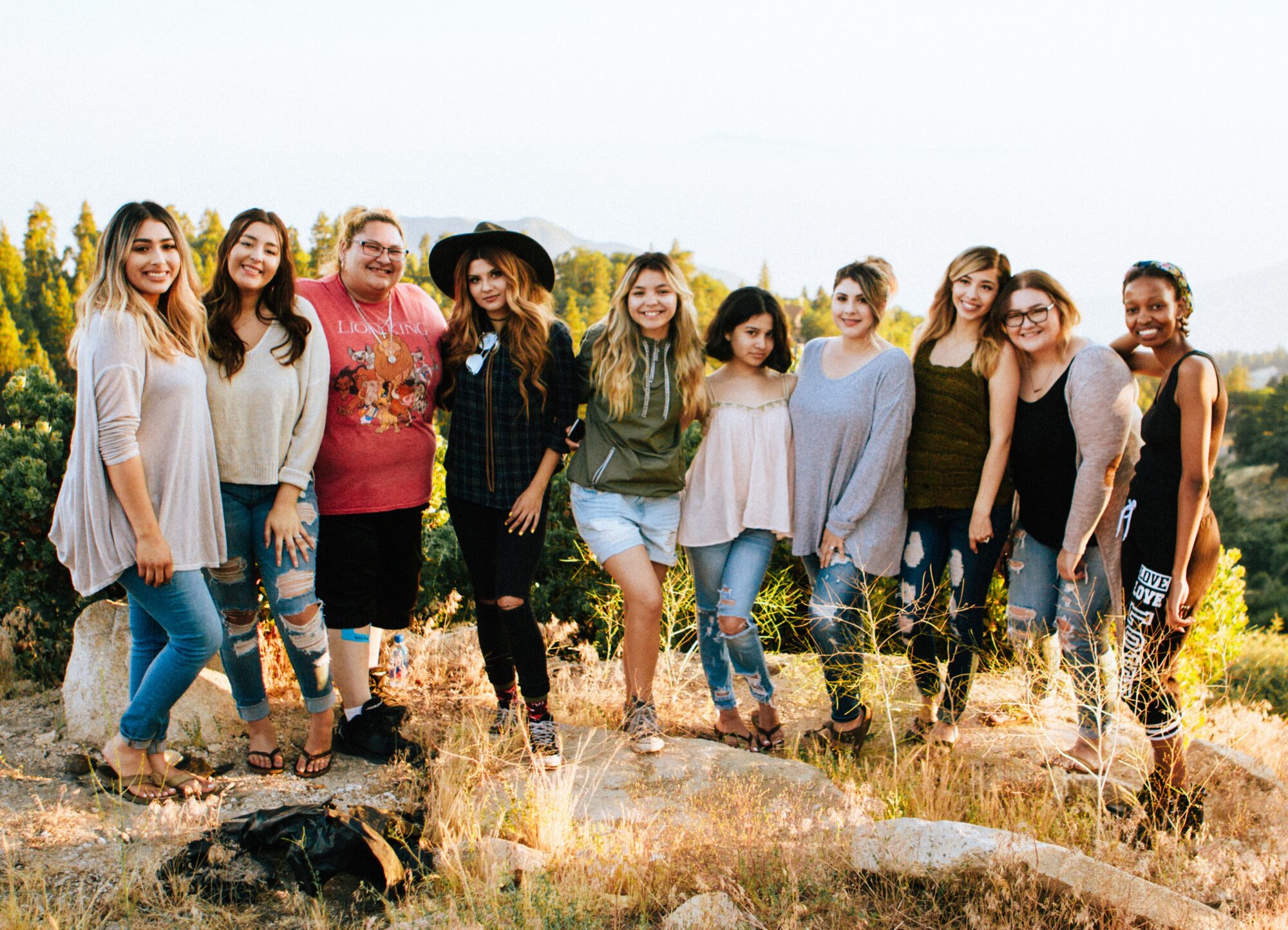 group smiling