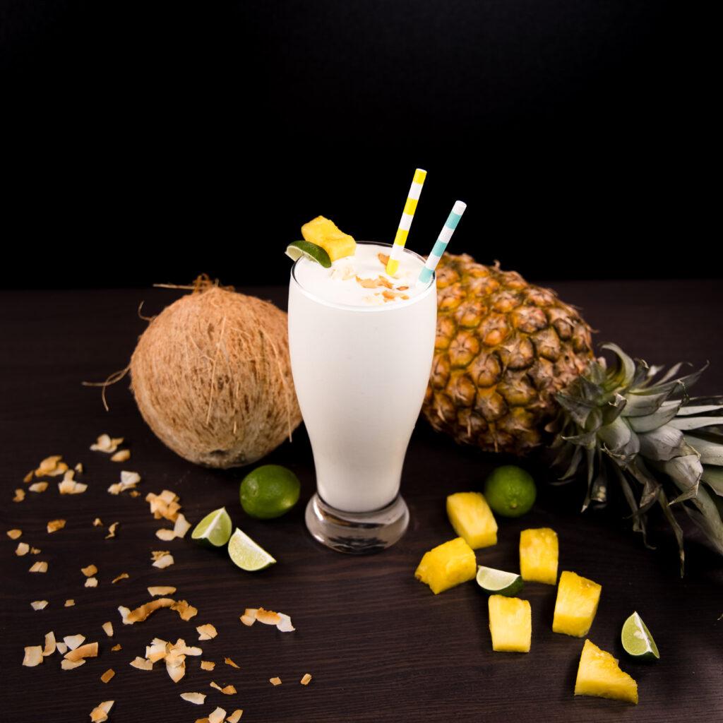 pina colada drink with pineapple