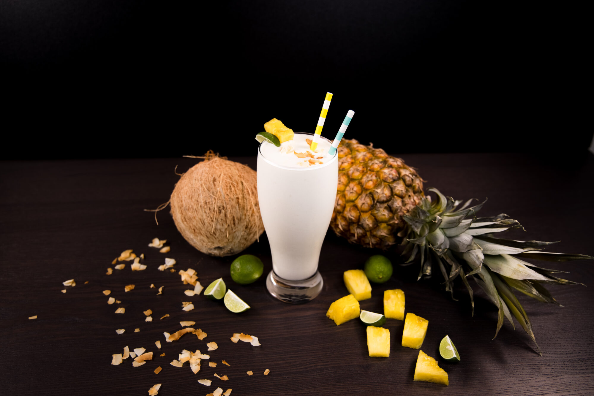 pina colada drink with pineapple