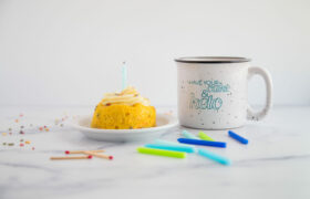 birthday mug cake