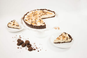 chocolate toffee cream tart