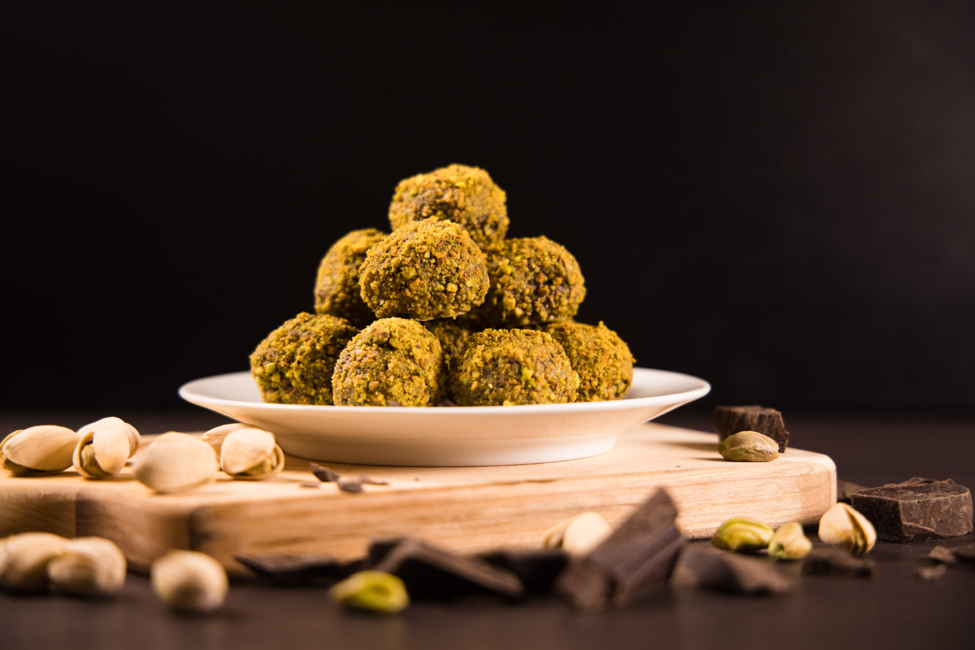 pistachio truffles