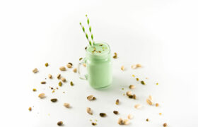 pistachio pandan smoothie