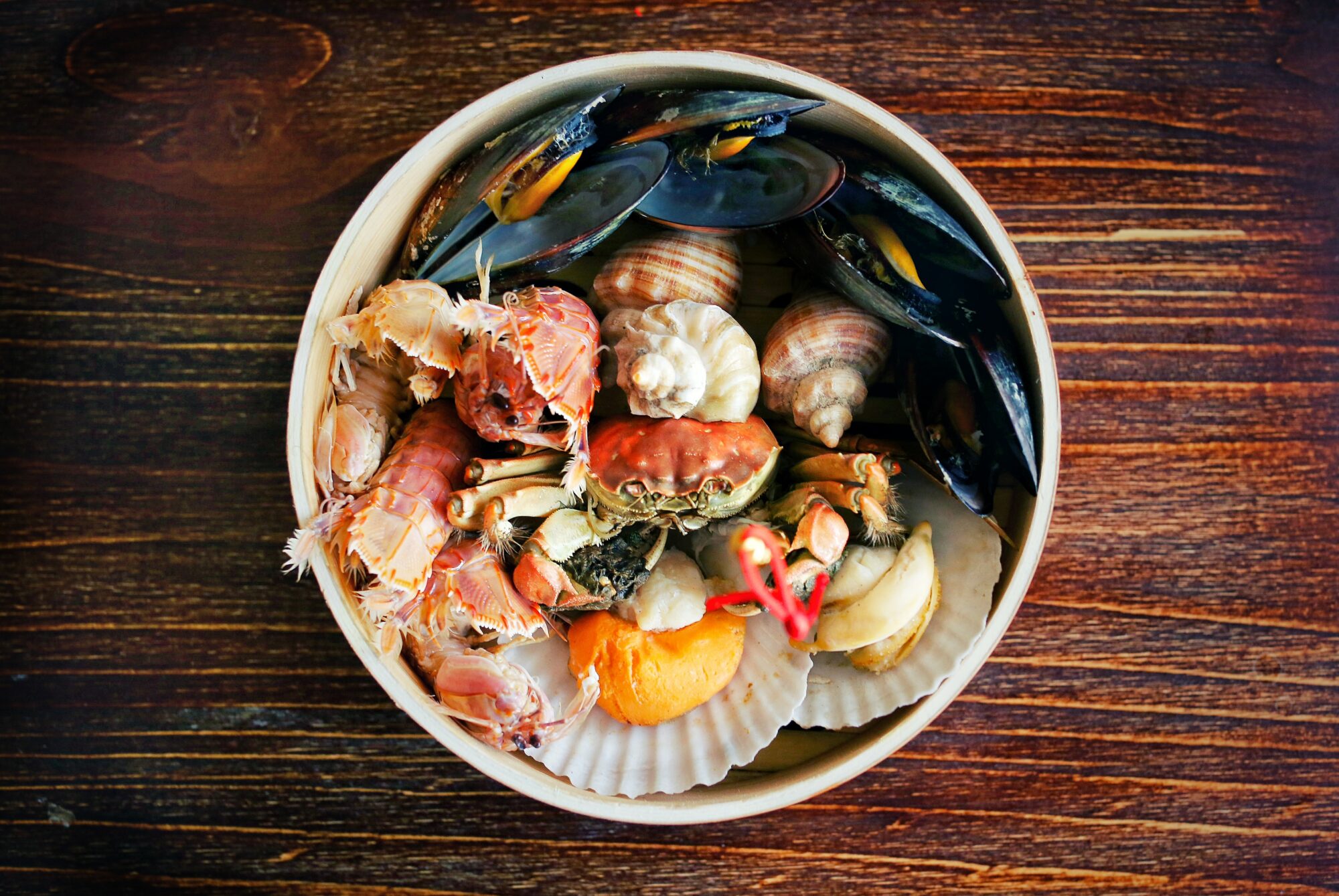 seafood in a bowl