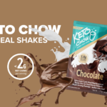 Keto Chow graphic: Keto Chow Meal shakes, less than 2 g of net carbs per serving