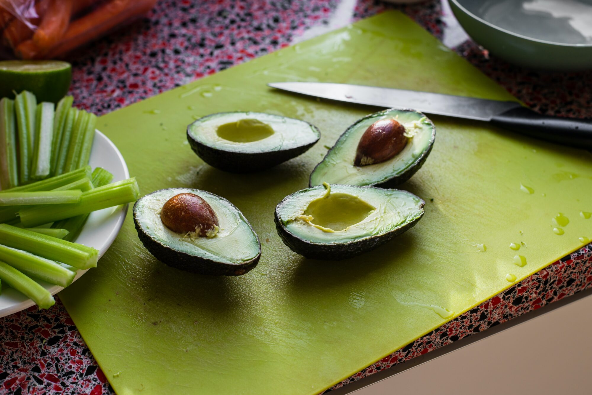 avocados with celery