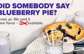 Blueberry Pie is sold out
