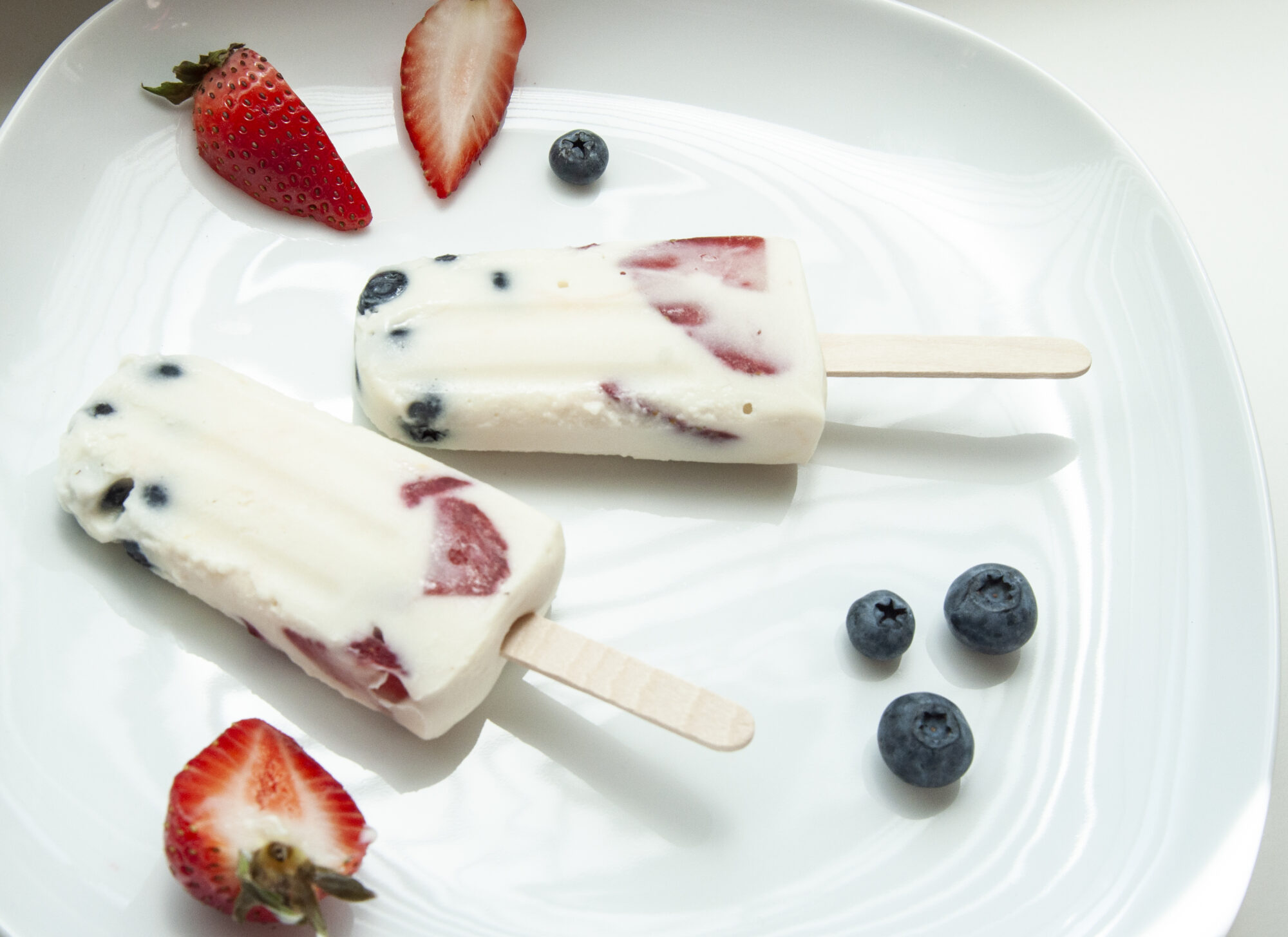 red white and blue pops