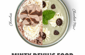 Minty Devil's Food Cake shake image