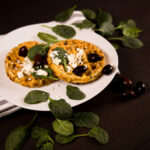 spinach and feta cheese chaffle
