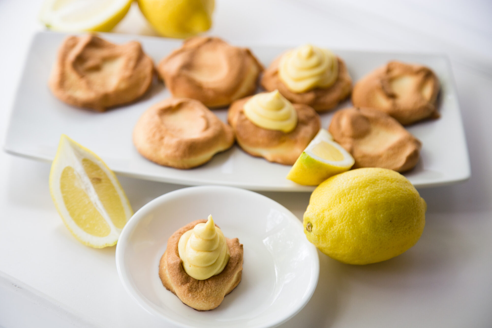 lemon custard cookies