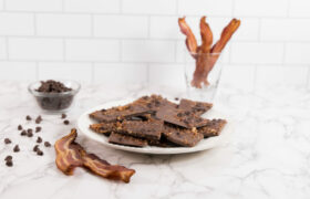 chocolate bacon keto bark