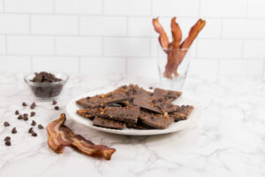 chocolate bacon keto bark