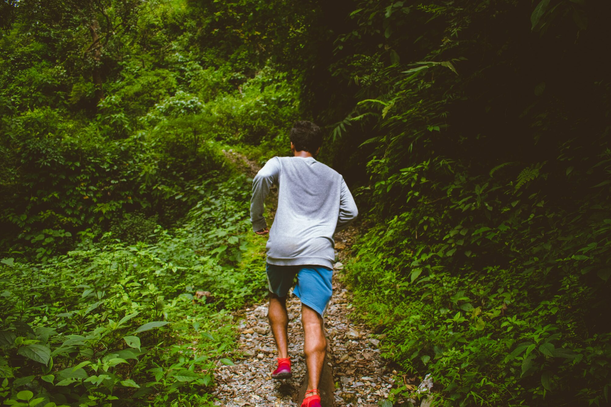 man running