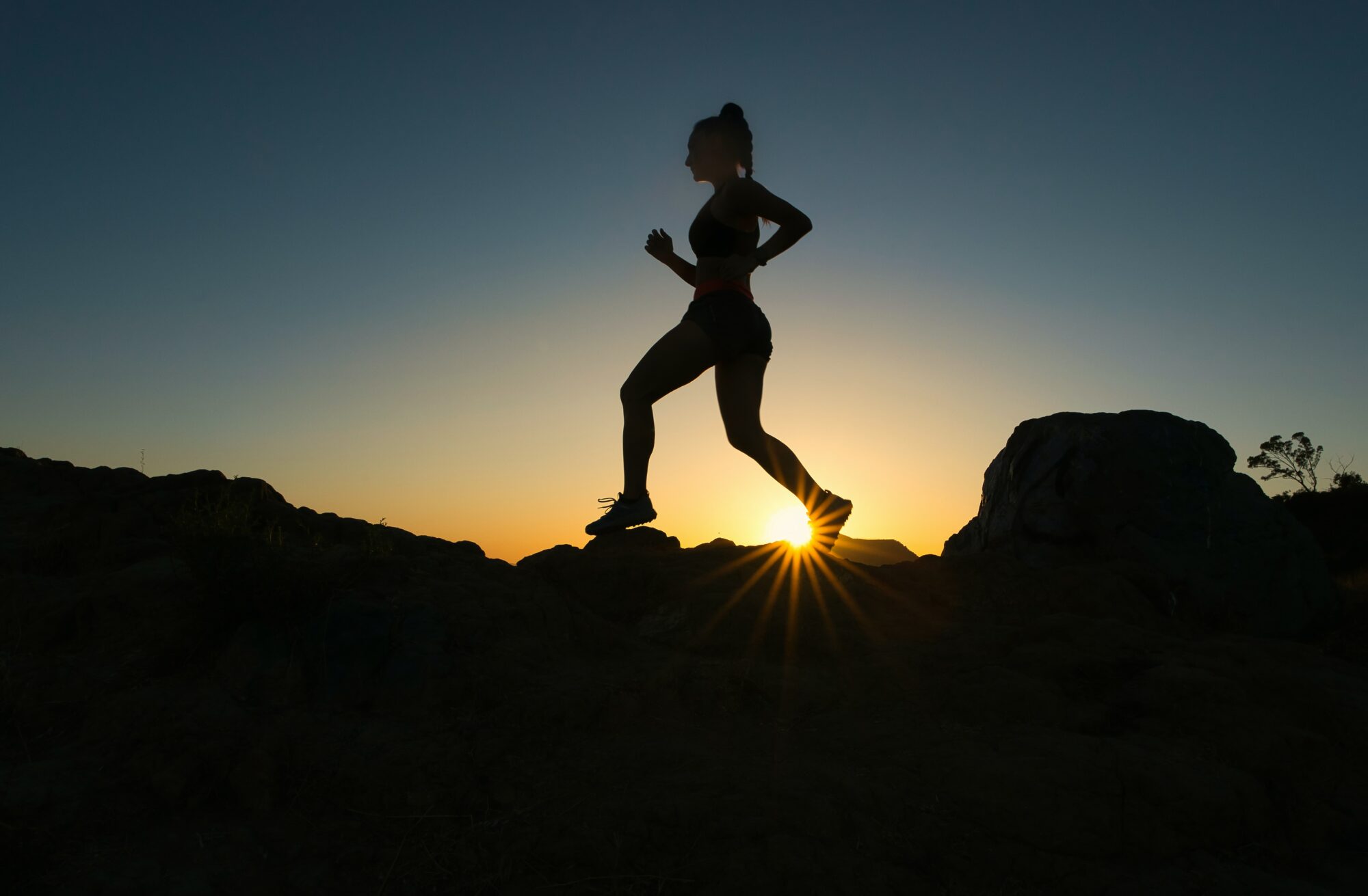 woman jogging