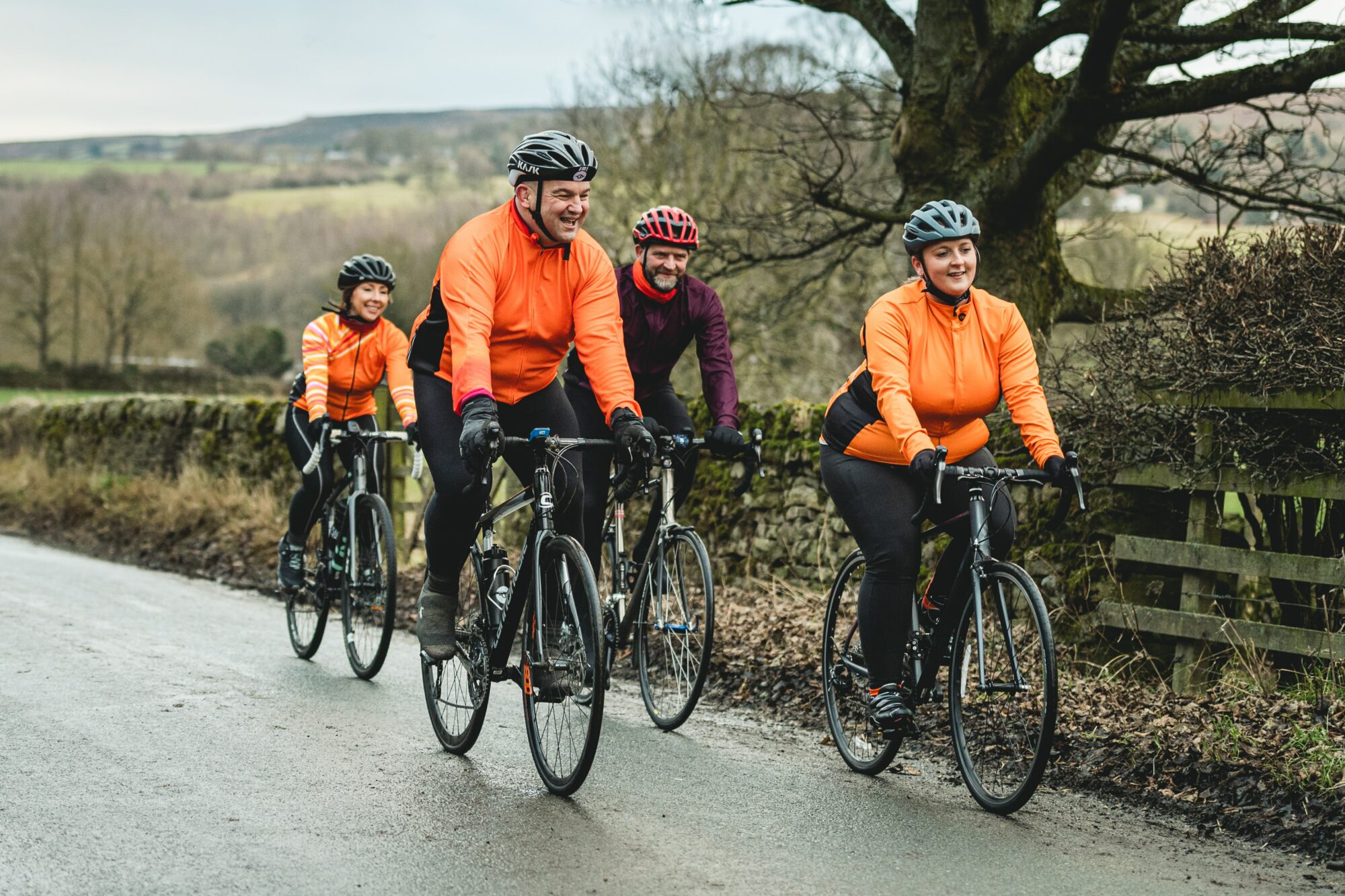 group biking