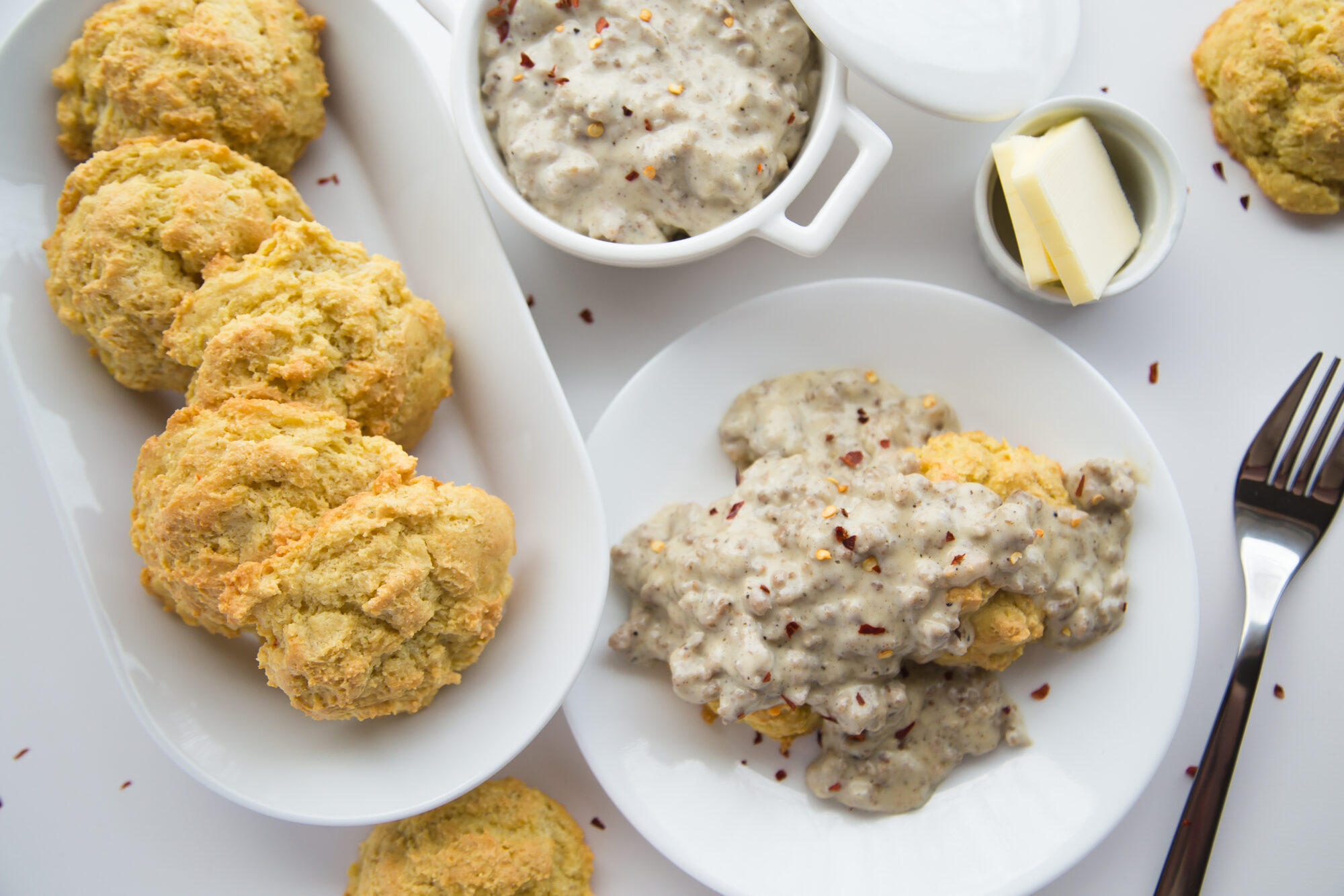 biscuits and gravy