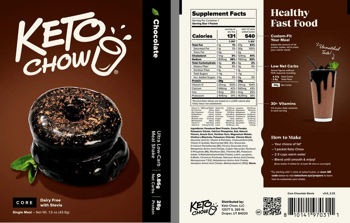 Keto Chow 3.0 Packaging