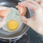 cracking an egg
