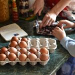 using eggs to cook