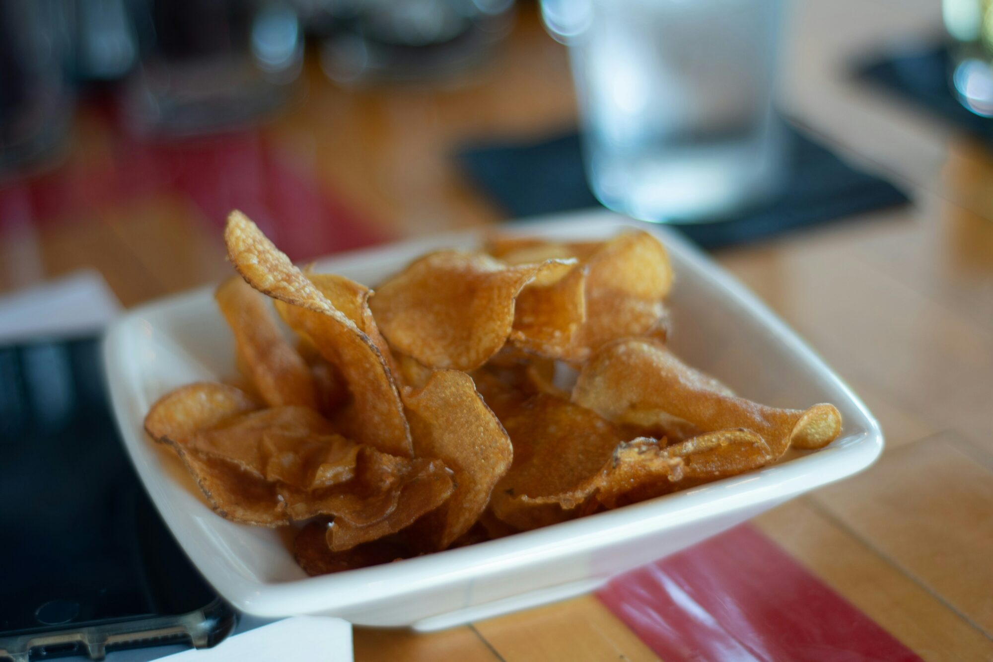 chips on plate