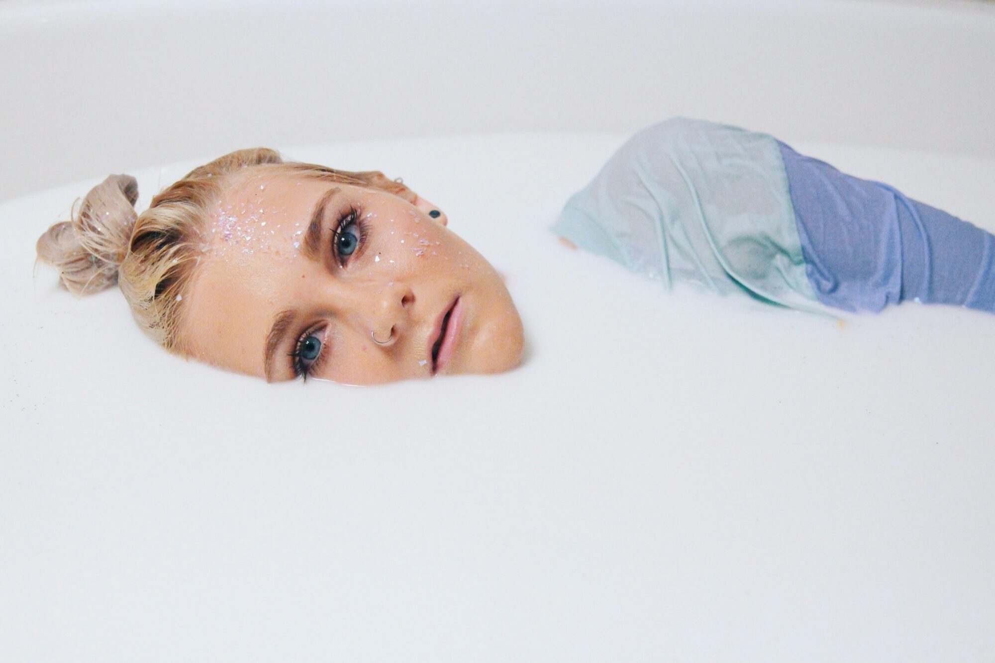 woman in tub