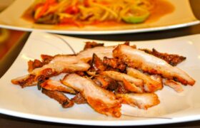 grilled pork jowl