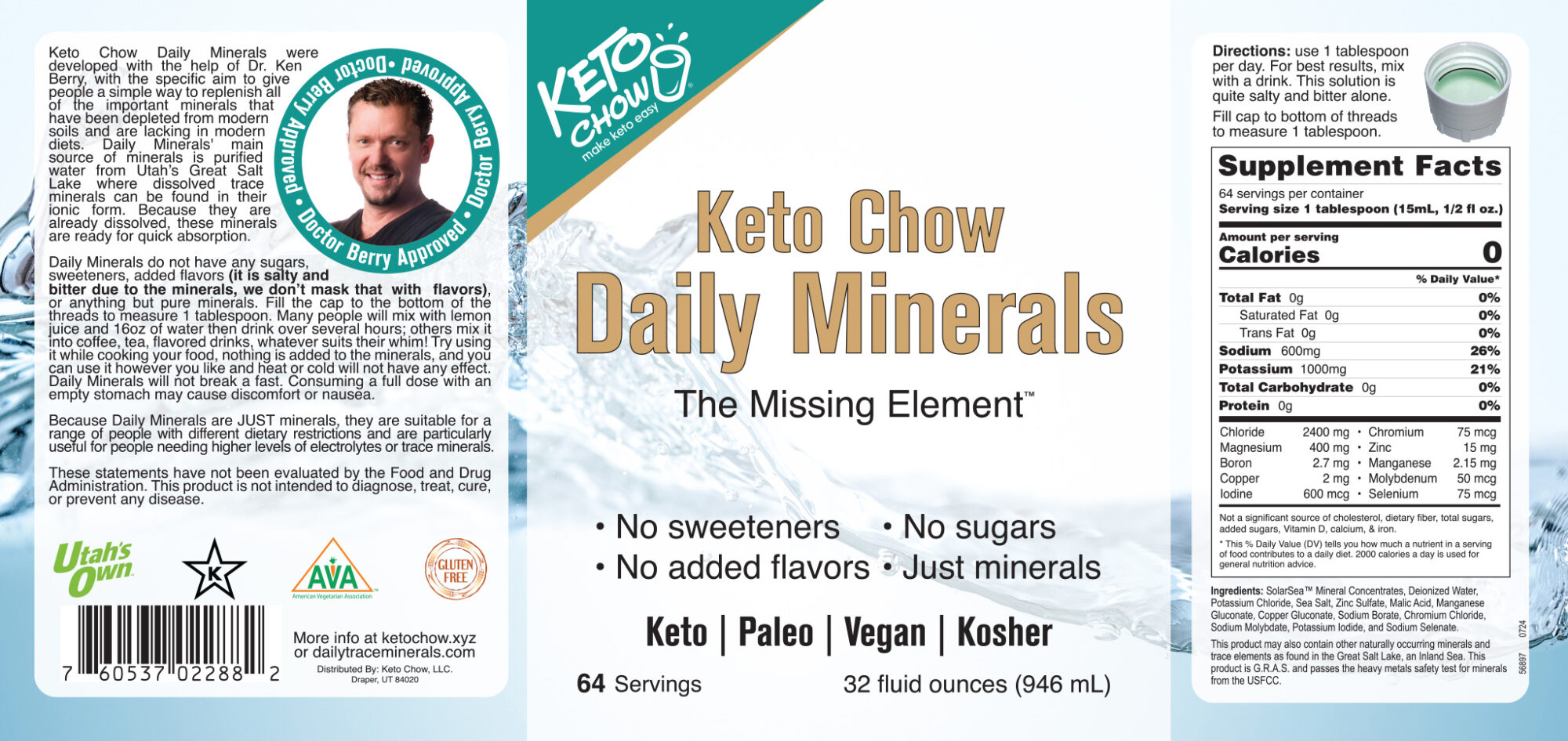Daily Minerals Label